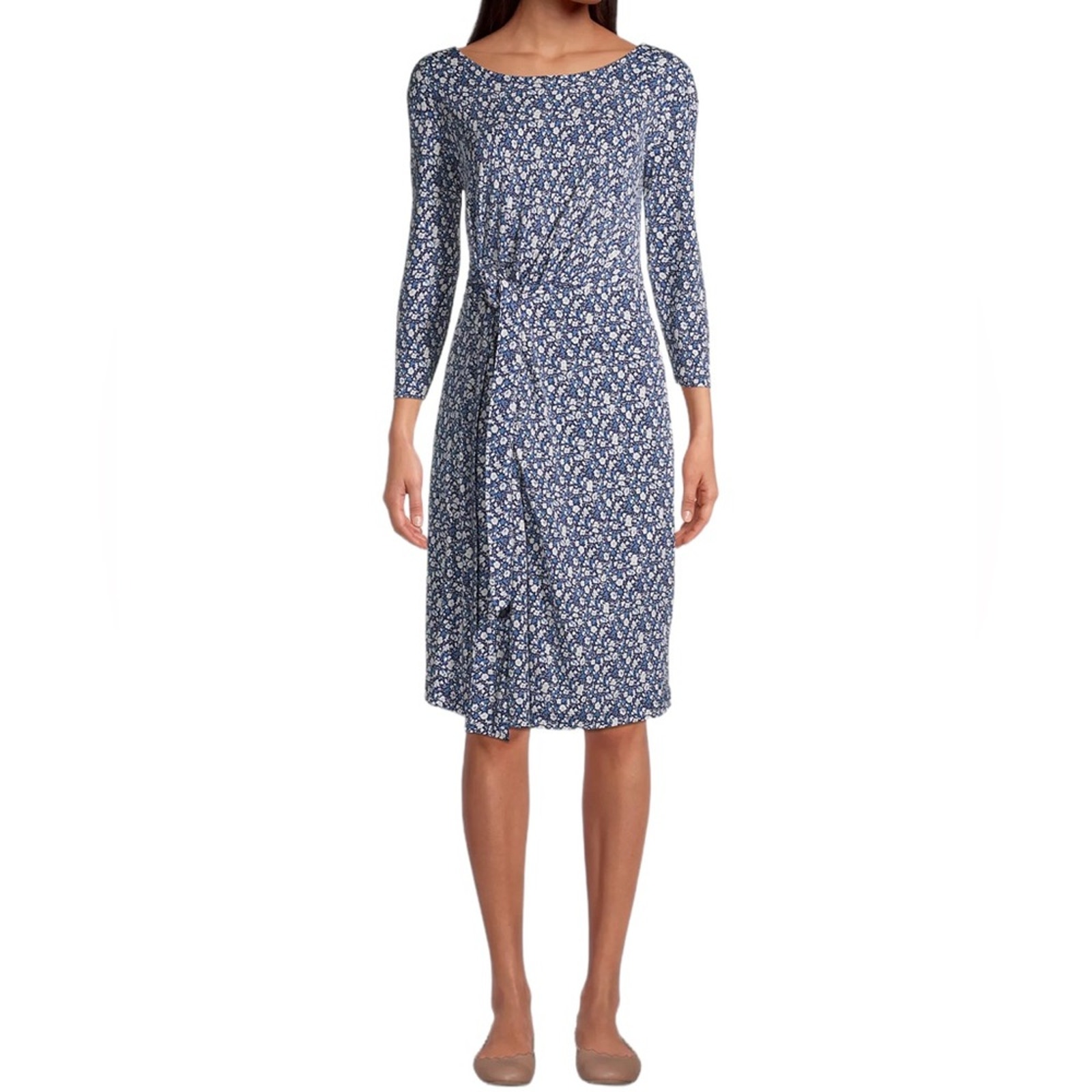 Weekend Max Mara Acume Knit Jersey Sheath Dress Floral